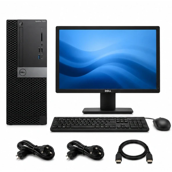 DELL 7TH GEN i5 8GB/1TB 3050/5050/7050 TOWER WITH FULL ACCESSORIES