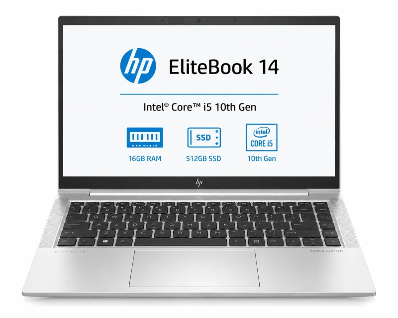 HP ELITEBOOK 14” CORE I5 10TH GEN 16GB RAM/512 SSD LAPTOP