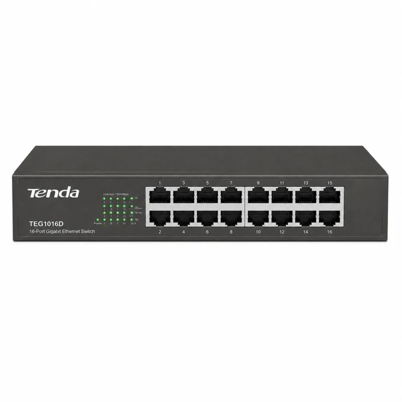 TENDA TEG1016D 16 PORT GIGABIT ETHERNET SWITCH
