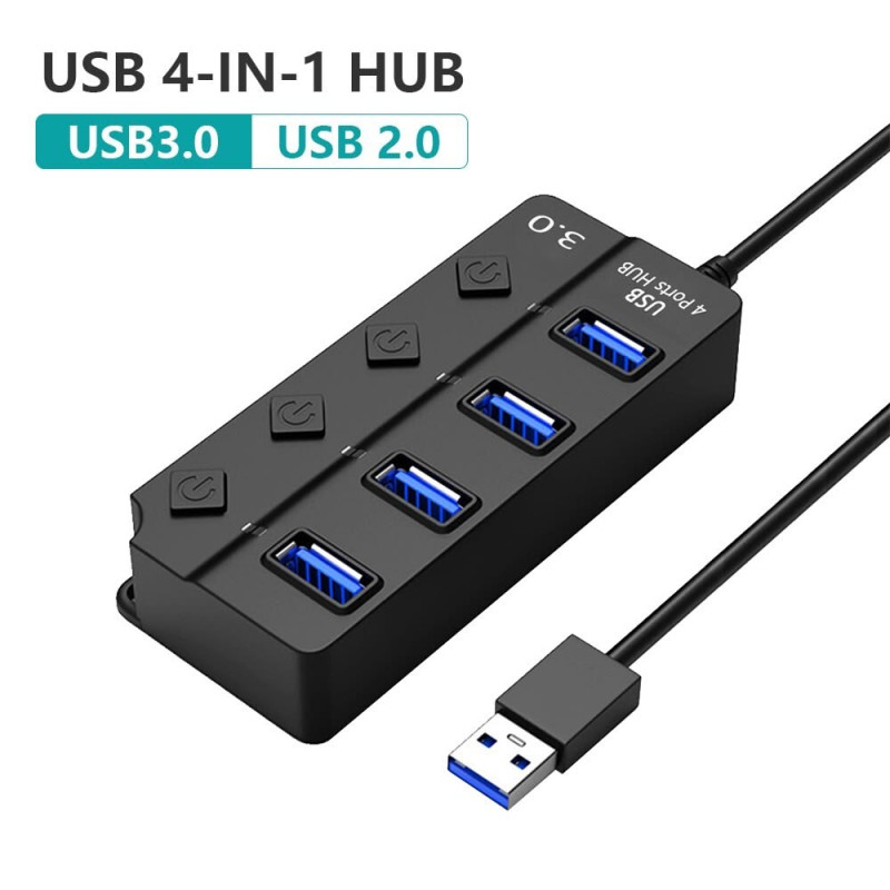 USB HUB 4PORT 3.0 30CM