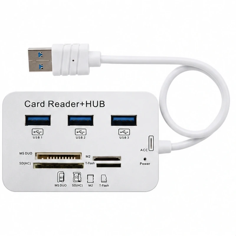 COMBO HUB 3.0/3.1 3PCS + CARD READER