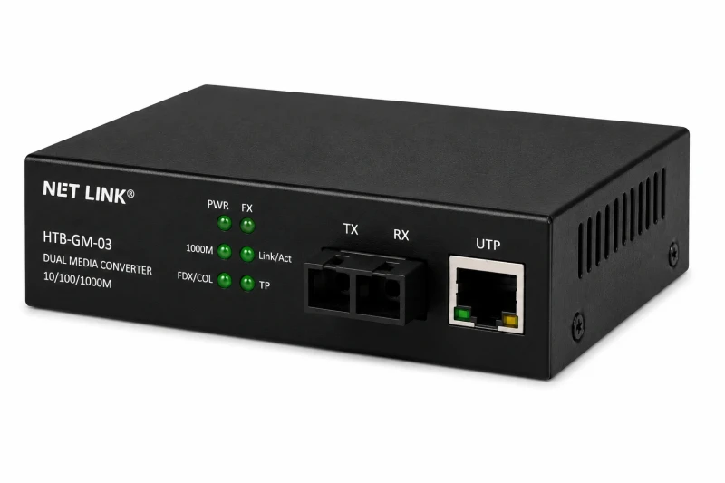 NET LINK DUAL MEDIA CONVERTER (HTB-GM-03)