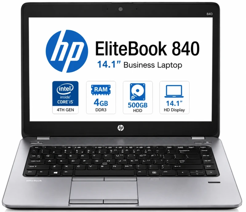 HP ELIGHTBOOK 840 14.1” CORE I5 4TH GEN 4GB RAM/500GB HDD LAPTOP