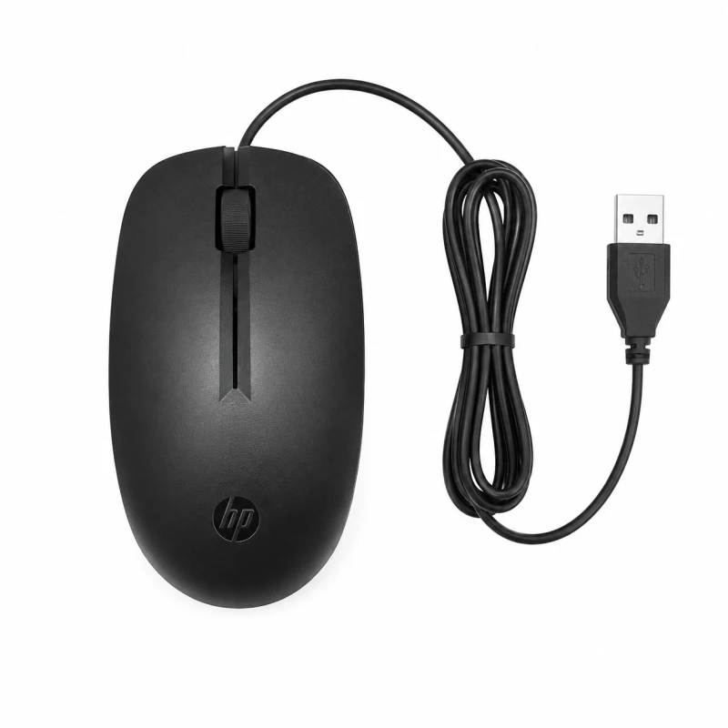 HP 125 USB Wired Optical Mouse