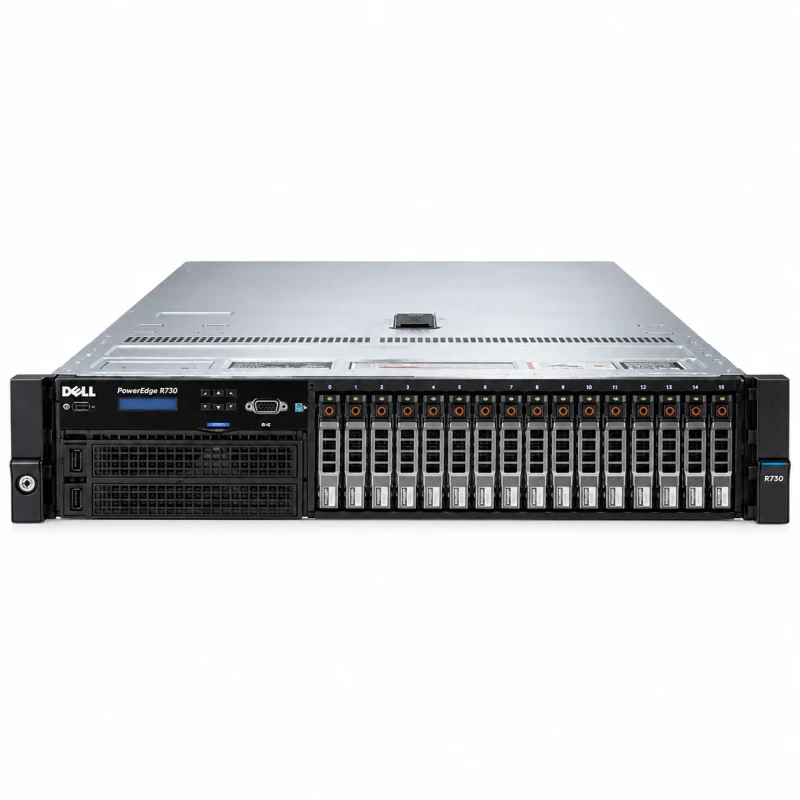 Dell PowerEdge R730 Xeon Processor 64gb Ram_3tb sas 2U Rack Server (13th Generation Dell Server) USED