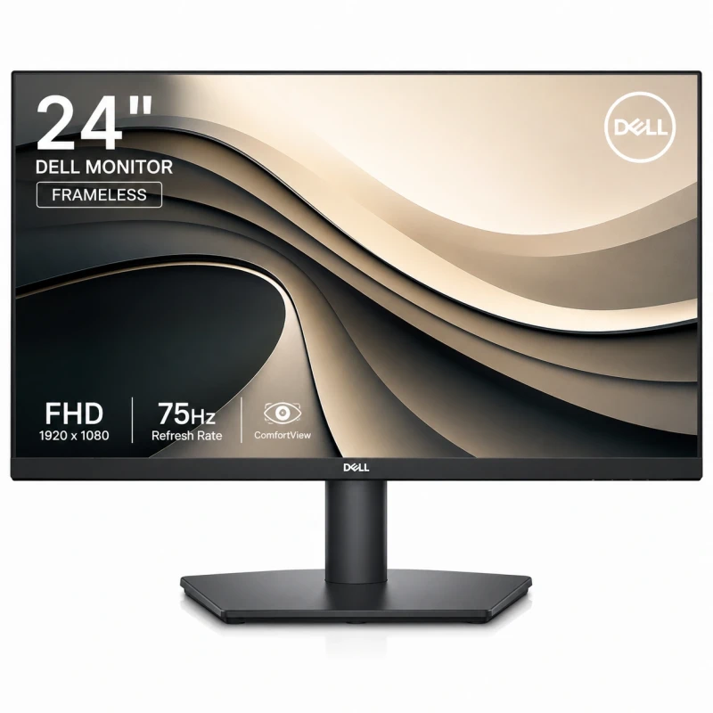 DELL 24" FRAMLESS BRAND NEW MONITOR