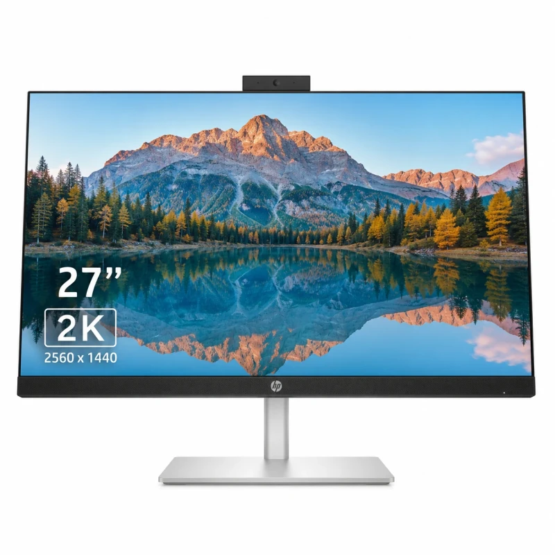 HP 27" FARMLESS 2K WITH WEBCAM USED MONITOR