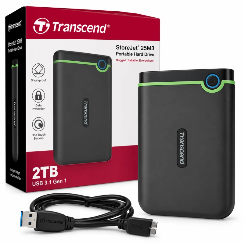 TRANSCEND NEW 2TB EXTERNAL HDD
