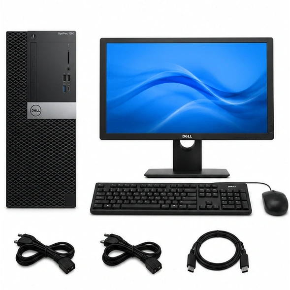 DELL 8TH GEN i5 8GB/1TB 3060/5060/7060 TOWER WITH FULL ACCESSORIES