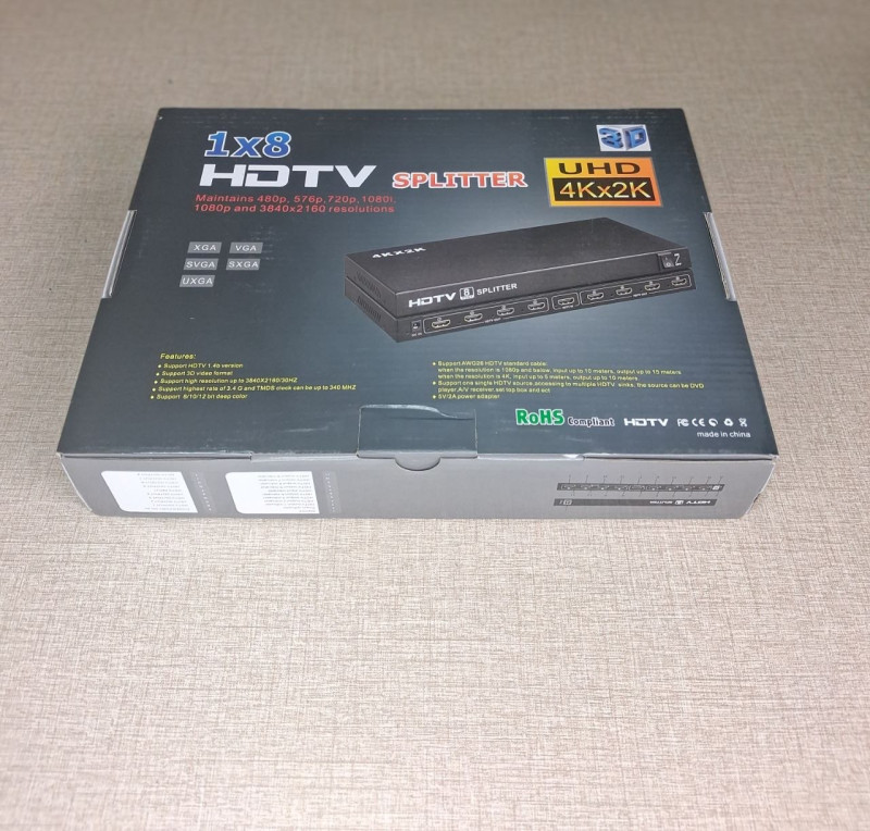 HDTV HDMI SPLITTER 8PORT 4K*2K 3D