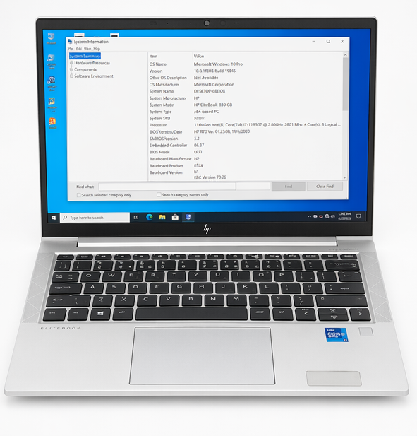 HP ELITEBOOK 14" CORE I7 11TH GEN 16GB RAM/512GB SSD TOUCH SCREEN LAPTOP