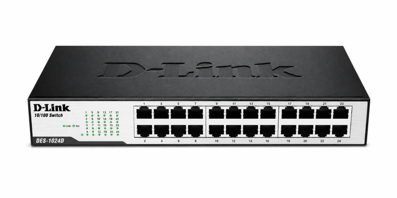 D-LINK DES-1024D 24-PORT 10/100 MBPS UNMANAGED SWITCH
