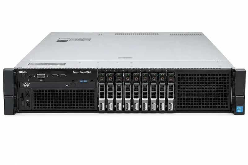 Dell PowerEdge R720 Xeon Processor 32gb Ram_3tb sas 2U Rack Server (12th Generation Dell Server) USED