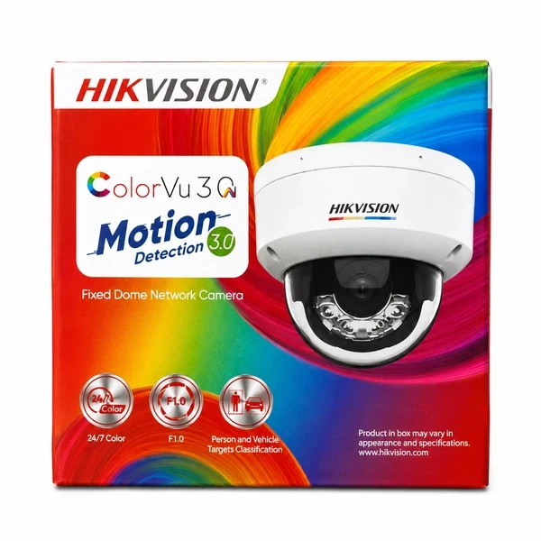 Hikvision DS-2CD1147G3-LIU 4MP ColorVu 3.0 Fixed Dome Network Camera with 2.8 mm Lens